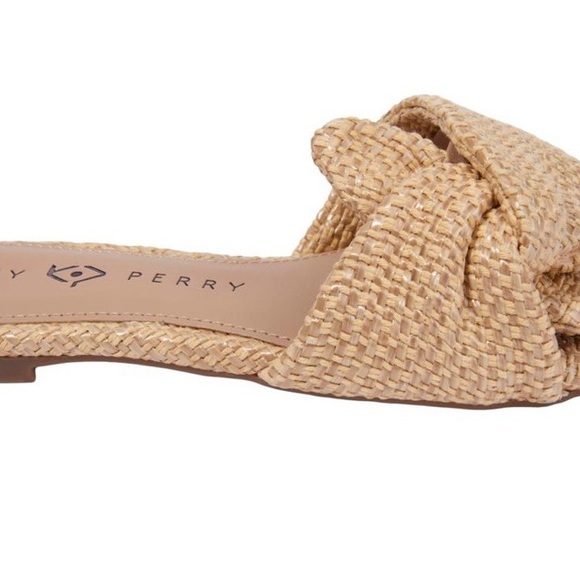 Katy Perry Collections Tan Woven Bow Sandals - Picture 4 of 8